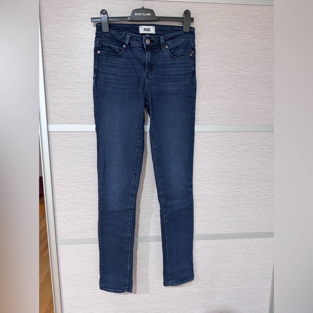 PAIGE Navy Jeans in Size 26